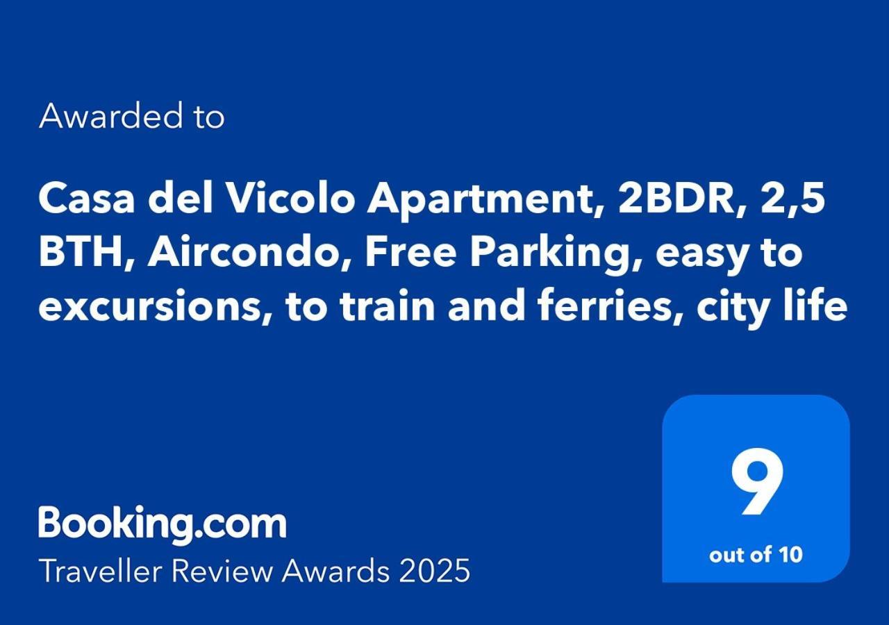 Vicolo Apartment, Pedestrian Centre, 2Bdr, 2,5 Bth, Aircondo, Private Parking, Easy To Train And Ferries, City Life La Spezia Dış mekan fotoğraf